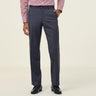 SHARKSKIN FLAT FRONT PANT