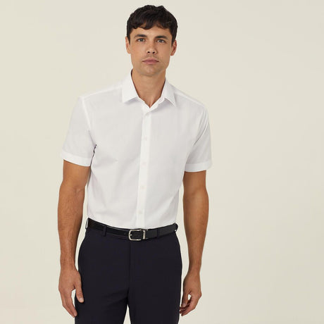 SHORT SLEEVE-POPLIN SHIRT