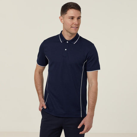 POLYFACE SHORT SLEEVE TIPPED POLO-ANTIBACTERIAL