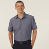 MEN'S POLY COTTON END ON END-SHORT SLEEVE SHIRT