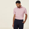 MEN'S POLY COTTON END ON END-SHORT SLEEVE SHIRT