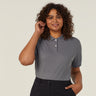 CATU58-ANTIBACTERIAL POLYFACE SHORT SLEEVE POLO WOMENS