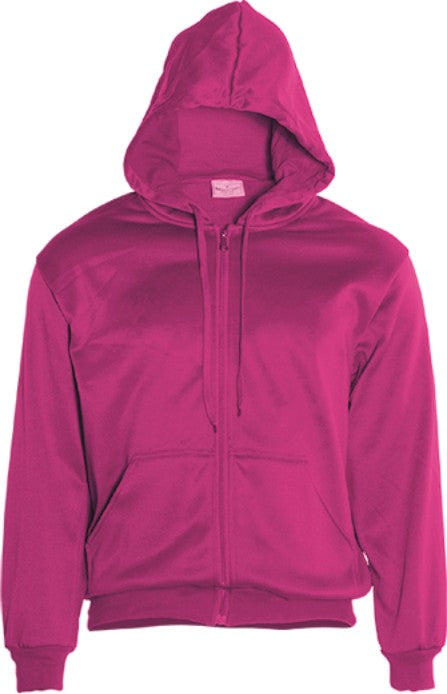 CJ1063-Zip Through Fleece Hoodie