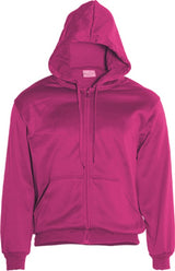 CJ1063-Zip Through Fleece Hoodie