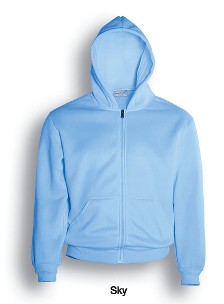 CJ1062-Zip Through Fleece Hoodie