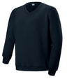 CJ1617-Unisex Adults V Neck Fleece Jumper