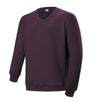 CJ1617-Unisex Adults V Neck Fleece Jumper