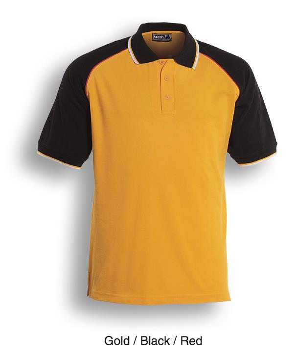 CP0360-Unisex Adults Three Tone Polo