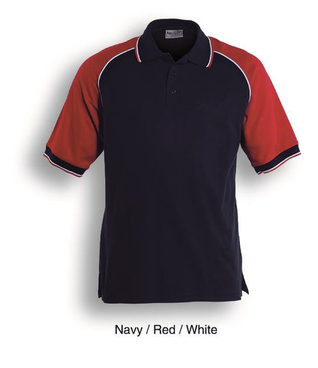 CP0360-Unisex Adults Three Tone Polo