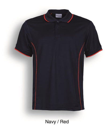 CP0910-Men's Stitch Feature Essentials Polo