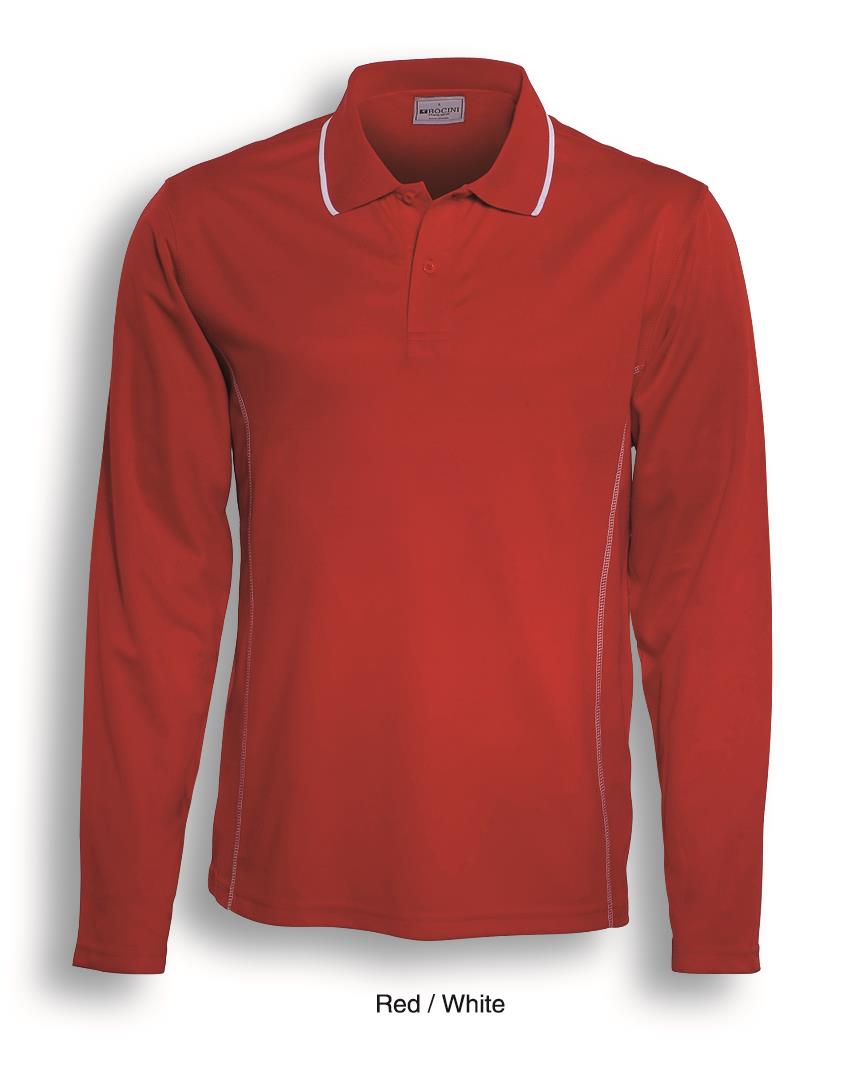 CP0912-Stitch Feature Essentials-Men'S Long Sleeve Polo