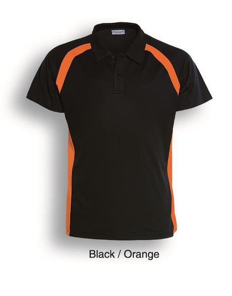 CP0919-Men's Team Essentials Contrast Panel Polo.