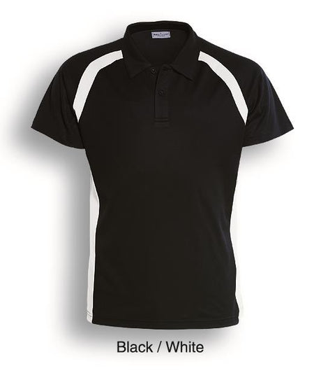 CP0919-Men's Team Essentials Contrast Panel Polo.