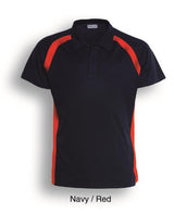 CP0919-Men's Team Essentials Contrast Panel Polo.