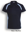 CP0919-Men's Team Essentials Contrast Panel Polo.