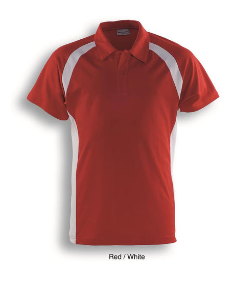 CP0919-Men's Team Essentials Contrast Panel Polo.