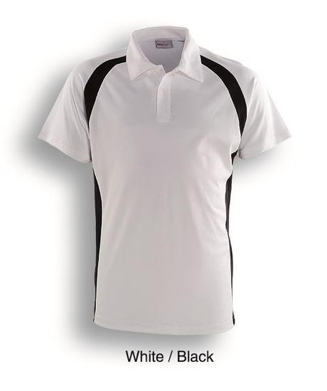 CP0919-Men's Team Essentials Contrast Panel Polo.