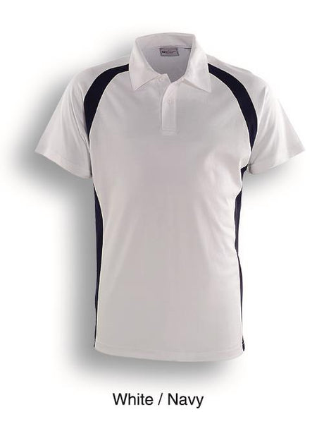 CP0919-Men's Team Essentials Contrast Panel Polo.