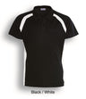 CP0929-Team Essentials-Ladies Short Sleeve Contrast Panel Polo