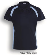 CP0929-Team Essentials-Ladies Short Sleeve Contrast Panel Polo