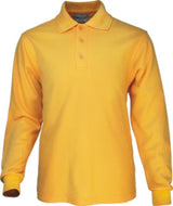 CP1401-Mens Long Sleeve Basic Polo