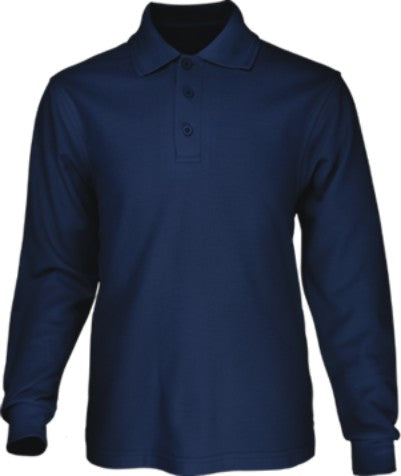 CP1401-Mens Long Sleeve Basic Polo