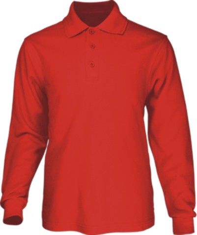 CP1401-Mens Long Sleeve Basic Polo