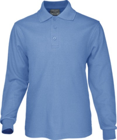 CP1401-Mens Long Sleeve Basic Polo