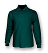 CP1604-Unisex Adults Poly Face Cotton Back Long Sleeve Polo