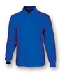 CP1604-Unisex Adults Poly Face Cotton Back Long Sleeve Polo