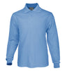 CP1604-Unisex Adults Poly Face Cotton Back Long Sleeve Polo