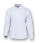 CP1604-Unisex Adults Poly Face Cotton Back Long Sleeve Polo