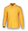 CP1605-Kids Poly Face Cotton Back Long Sleeve Polo