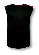 CT0918-Team Essentials-Mens Contrast Feature Tank