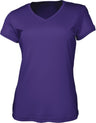CT1418-Ladies Brushed Vee Neck Tee Shirt