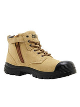 GRAVEL LACE UP STEEL TOE SAFETY BOOT - SAND-Sand