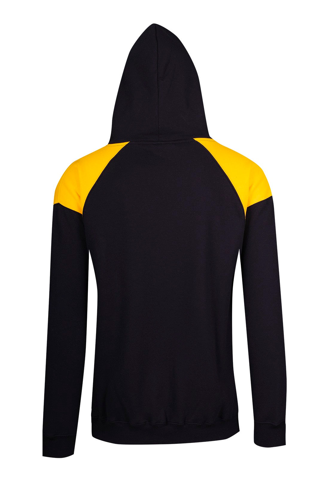 F303HP-Mens Shoulder Contrast Panel Hoodie