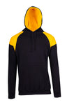 F303HP-Mens Shoulder Contrast Panel Hoodie