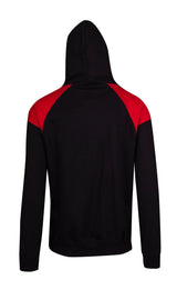 F303HP-Mens Shoulder Contrast Panel Hoodie