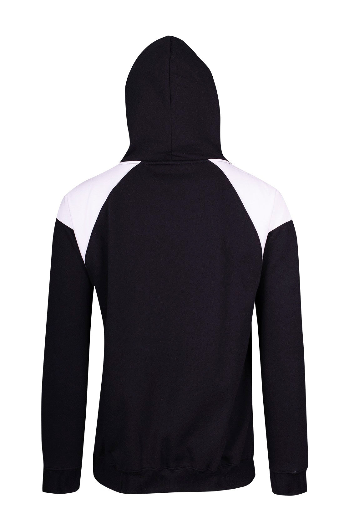 F303HP-Mens Shoulder Contrast Panel Hoodie