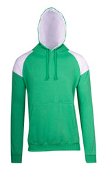 F303HP-Mens Shoulder Contrast Panel Hoodie