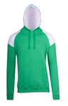 F303HP-Mens Shoulder Contrast Panel Hoodie