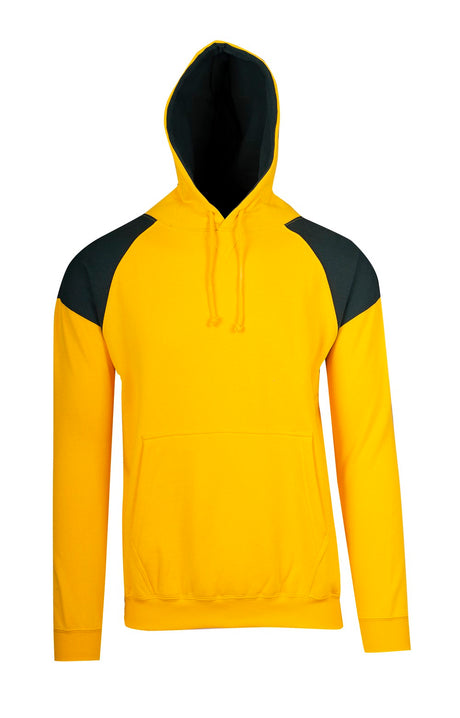 F303HP-Mens Shoulder Contrast Panel Hoodie