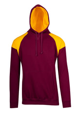 F303HP-Mens Shoulder Contrast Panel Hoodie