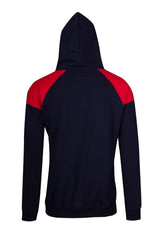 F303HP-Mens Shoulder Contrast Panel Hoodie