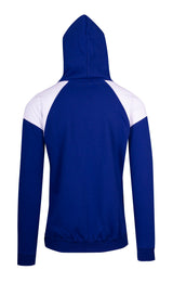 F303HP-Mens Shoulder Contrast Panel Hoodie