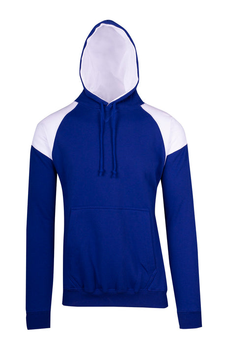 F303HP-Mens Shoulder Contrast Panel Hoodie