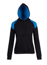 F303UN-Ladies/Juniors  Shoulder Contrast Panel Hoodie