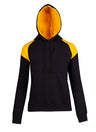 F303UN-Ladies/Juniors  Shoulder Contrast Panel Hoodie