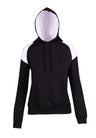 F303UN-Ladies/Juniors  Shoulder Contrast Panel Hoodie